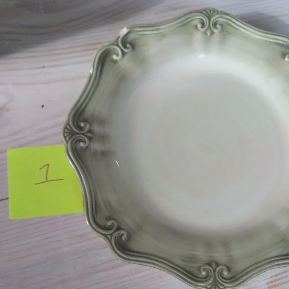 Lenox Dinner Plate Green Colore Verde VERDE 9” Italy